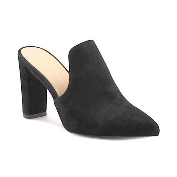 ADRIENNE VITTADINI Nella Faux Leather Block Heel Mules - Picture 2 of 15